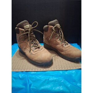 Coleman Mens Size 14 Cassidy Leather Hiking Boots Brown